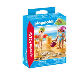 PLAYMOBIL - Château de Sable Special Plus 71581 avec Figurines et Accessoires de Plage - Jeu de Construction Enfant 4 Ans et Plus
