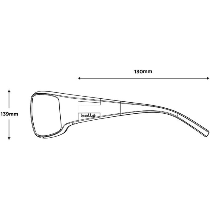 Lunettes de soleil Unisexe Bollé BS026005 ø 63 mm Lunettes de soleil Unisexe Bollé BS026005 ø 63 mm