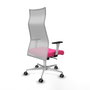 Piqueras y Crespo Chaise de Bureau Albacete Rose et Blanc
