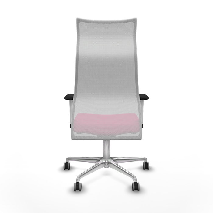 Piqueras y Crespo Chaise de Bureau Albacete Rose et Blanc