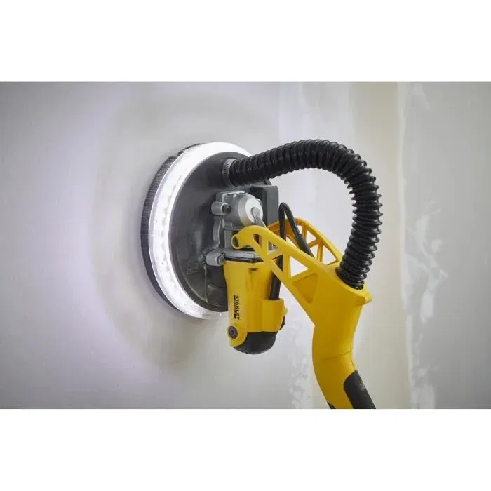 STANLEY FATMAX SFMEE500S-QS Ponceuse girafe tél escopique filaire 750W - Plafonds et grandes surfaces - 5 abrasifs inclus