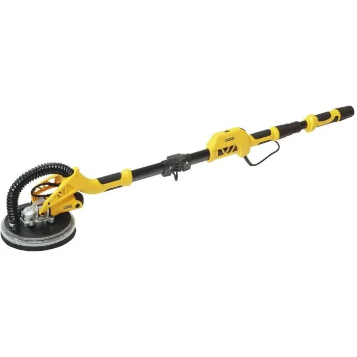 STANLEY FATMAX SFMEE500S-QS Ponceuse girafe tél escopique filaire 750W - Plafonds et grandes surfaces - 5 abrasifs inclus