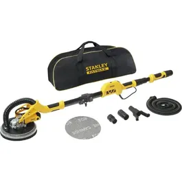 STANLEY FATMAX SFMEE500S-QS Ponceuse girafe tél escopique filaire 750W - Plafonds et grandes surfaces - 5 abrasifs inclus