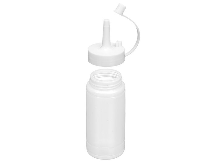 Kinvara Set de 3 Bouteilles à Sauce 146 ml Plastique Transparent 14x13x4 cm (Set de 36)