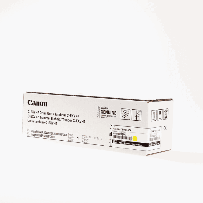 Canon 8520B002 Unité tambour C-EXV47 Noire pour imprimante Canon 8520B002 Unité tambour C-EXV47 Noire pour imprimante