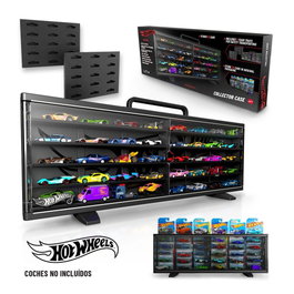 Cefa Maletín Coleccionista Hot Wheels pour 40 voitures avec portes transparentes