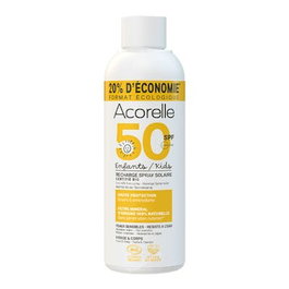 ACORELLE Recharge Spray Solaire Enfants SPF50 150ml