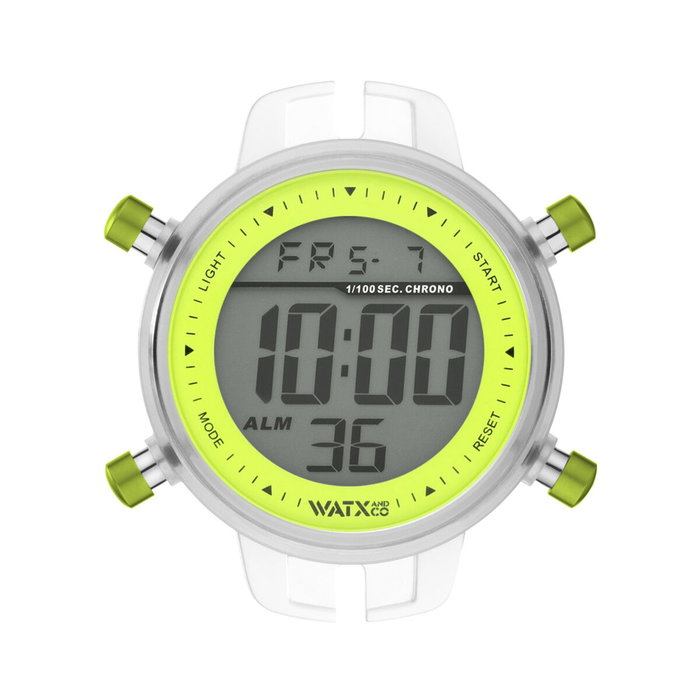 Montre Unisexe Watx & Colors RWA1126 Jaune (Ø 43 mm) Montre Unisexe Watx & Colors RWA1126 Jaune (Ø 43 mm)