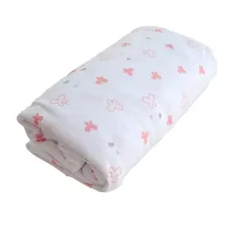 Domiva Drap Housse Lapinou Imprimé 60 x 120 cm pour Lit Bébé - Maille Extensible, Coloris Tenace