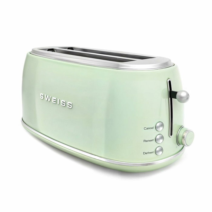 Sweiss Grille-pain vintage GRV7 Vert 1500 W