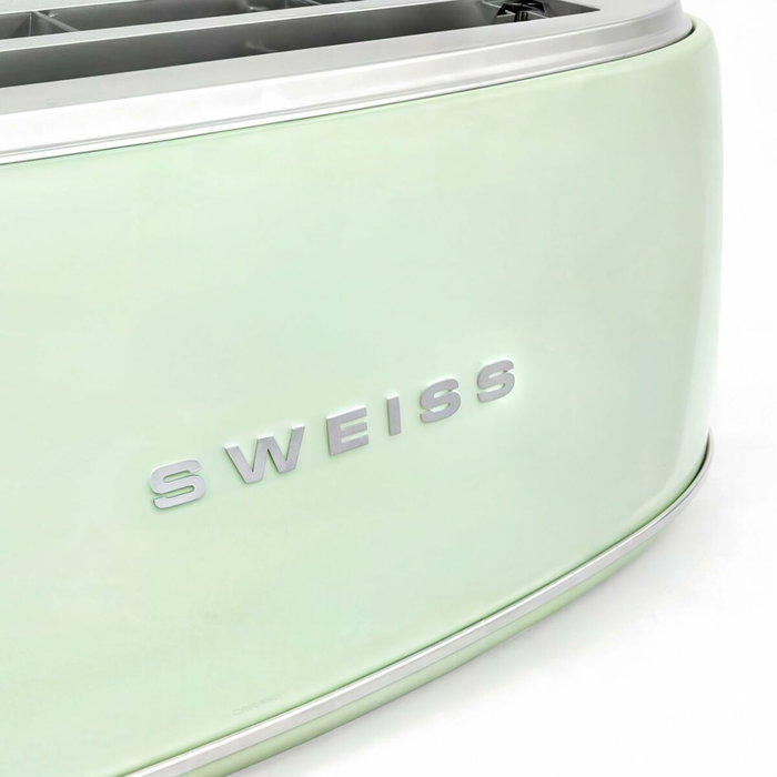 Sweiss Grille-pain vintage GRV7 Vert 1500 W
