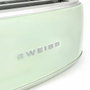 Sweiss Grille-pain vintage GRV7 Vert 1500 W
