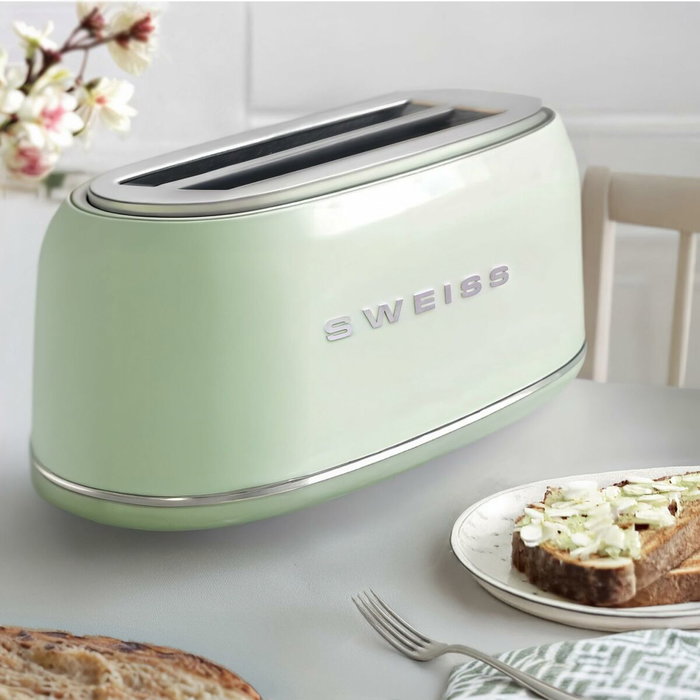 Sweiss Grille-pain vintage GRV7 Vert 1500 W