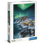 CLEMENTONI Puzzle 1000 Pièces Les Îles Lofoten - Dimensions Assemblé 69 x 50 cm - Boîte 37 x 28.1 x 5.5 cm