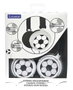 Lexibook - Casque audio pliable football avec câble et port USB, limiteur de volume intégré