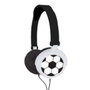 Lexibook Casque Écouteur Pliable Noir avec Câble et Port USB