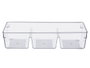 KINVARA Organisateur de réfrigérateur triple transparent