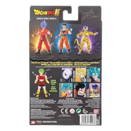 Bandai Figurine articulée Dragon Ball Golden Freezer 17 cm à collectionner - Inclut pièce pour construire Kale - Licence officielle