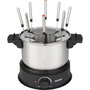 Severin Set Fondue FO 2470, 1,4 L, Acier Inoxydable Noir