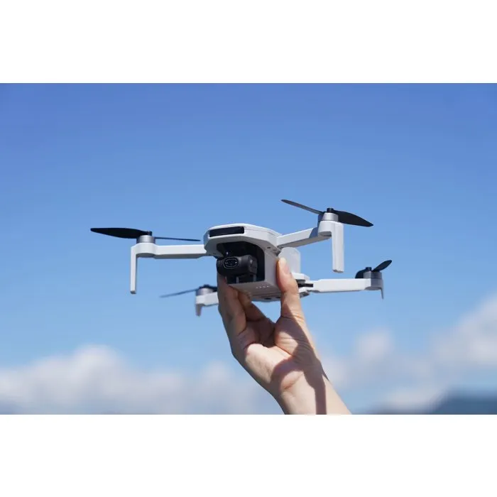 Potensic Atom - Drone pliable avec caméra 4K stabilisée, GPS, autonomie 32 min, assistance au vol, transmission longue portée, blanc