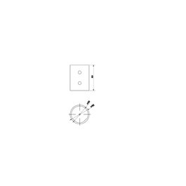 LEDVANCE AREA 42/60 Accessoire pour lampadaire Réduction de colonne Gris