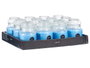 Acorde Bougie Couvercle en Verre Propre Linge 28H Parfum Acorde 7x10x7cm Bleu (Set de 12)