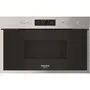 Hotpoint - Four micro-ondes encastrable - HAM 212O X - 22 litres - Inox - Compact avec cuisson vapeur et dégivrage