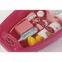 Klein Baignoire Princess Coralie - Baignoire pour poupée avec accessoires (pot, couche, thermomètre) pour enfants à partir de 3 ans - Rose