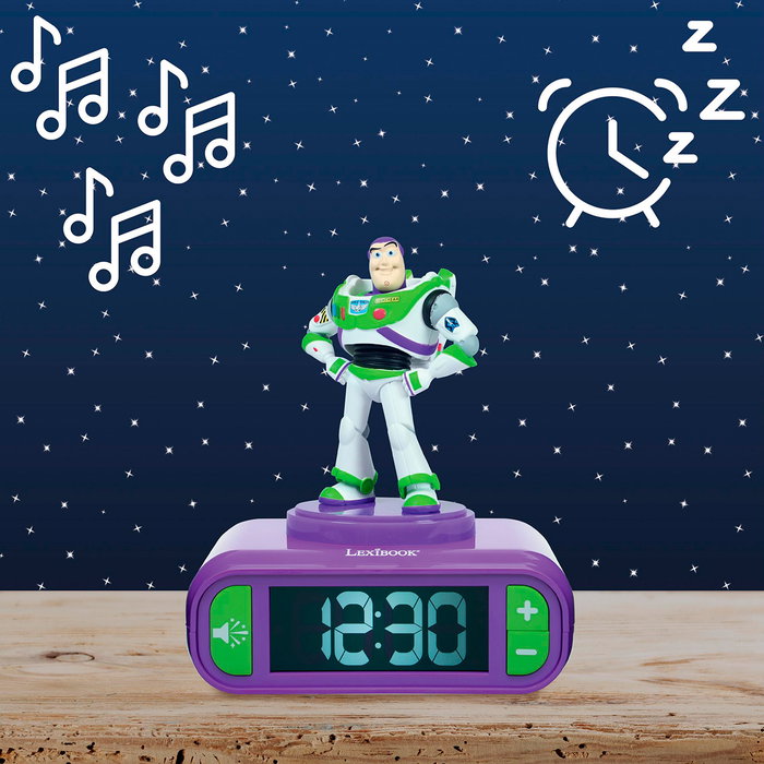 Lexibook Réveil Buzz Toy Story RL800TS avec veilleuse et alarme sonore Lexibook Réveil Buzz Toy Story RL800TS avec veilleuse et alarme sonore
