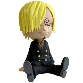 PLASTOY Figurine Tirelire Sanji Le Galo One Piece - Modèle en PVC de 18 cm