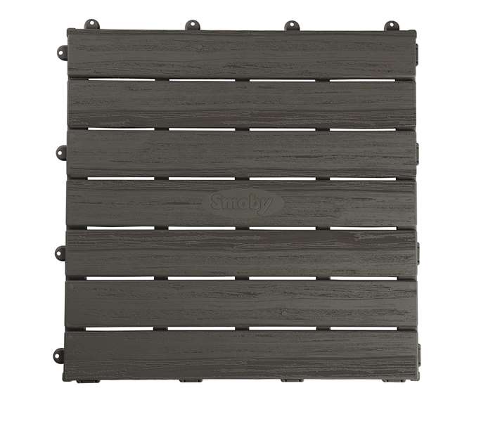 Smoby Lot de 6 dalles de sol 45x45 cm effet bois Smoby Lot de 6 dalles de sol 45x45 cm effet bois