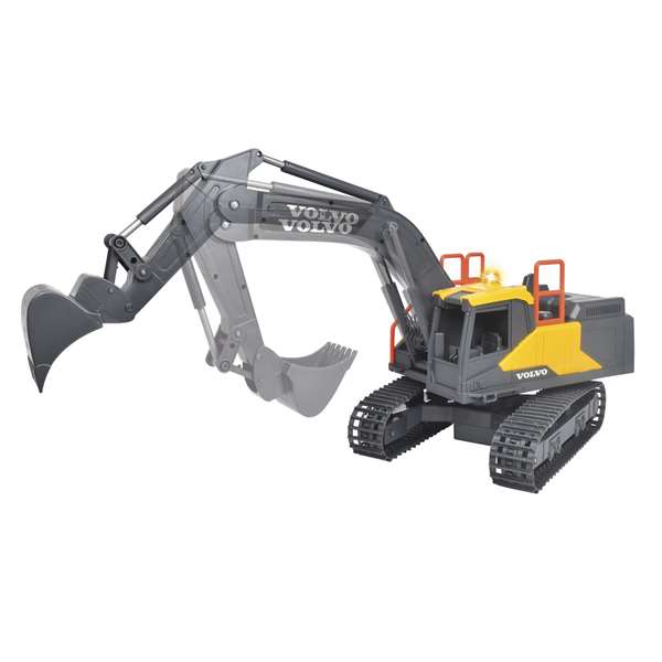 Volvo - Excavatrice radiocommandée avec lumières et sons - 60 cm - Jouet de construction - À partir de 3 ans