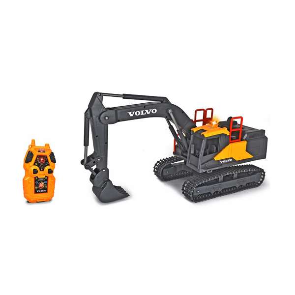 Volvo - Excavatrice radiocommandée avec lumières et sons - 60 cm - Jouet de construction - À partir de 3 ans