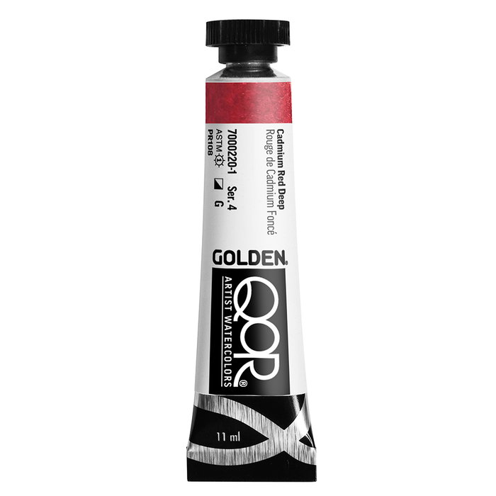 QoR Aquarelle Rouge Cadmium foncé 11 ml QoR Aquarelle Rouge Cadmium foncé 11 ml