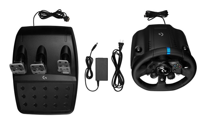 Logitech G923 Volant de course et pédales - PS5, PS4, PC