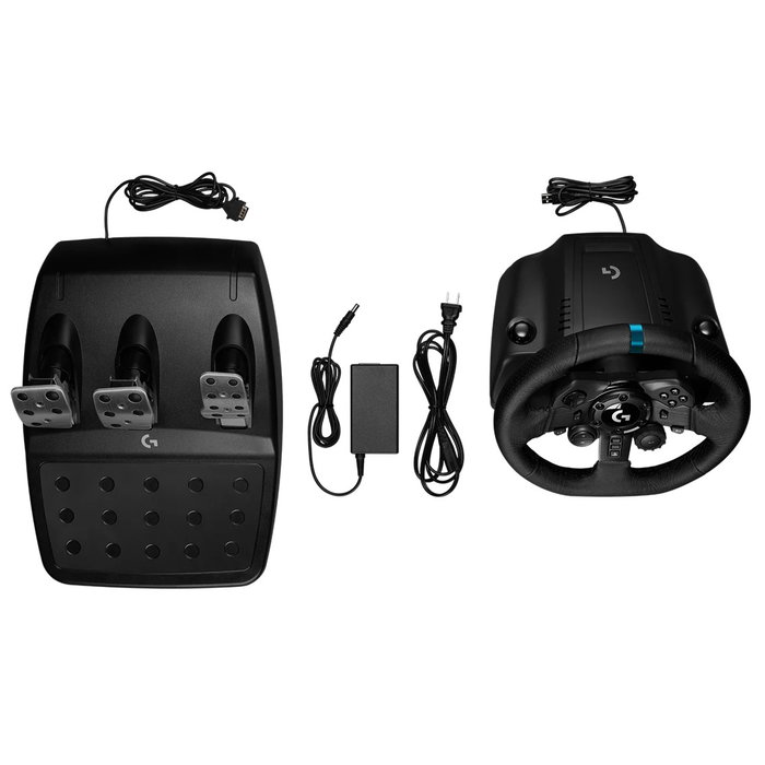 Logitech G923 Volant de course et pédales Black