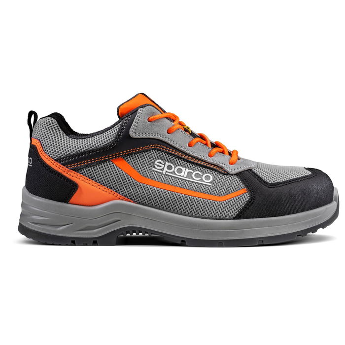 Sparco Chaussure De Sécurité Sparco Indy-R Pato S1P Esd Taille 43 gris-Orange Fluo S0753943GRAF