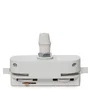 Adaptateur de rail monophasé blanc