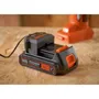 Black + Decker BL2018-XJ Batterie Slide Pack Lithium 18V 2Ah pour outils compatibles GTC650L, GTC1843L, GLC1825L(SB), STC1820CM - Légère et compacte