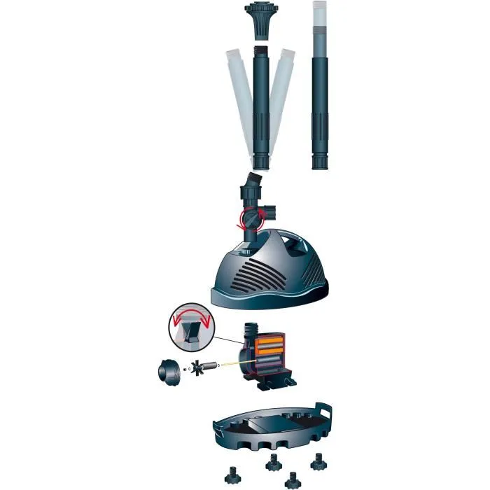 Ubbink Pompe de fontaine Elimax 6000 1351305 - Pompe pour étang, fontaine et plan d'eau