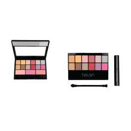 Nouba Trousse 237 Set de maquillage avec palette visage multi-usage 12 nuances 36 g et mascara volum