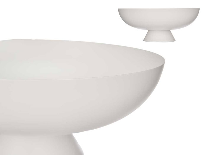 GIFTDECOR Centre de table rond blanc 36 cm (Set de 6)
