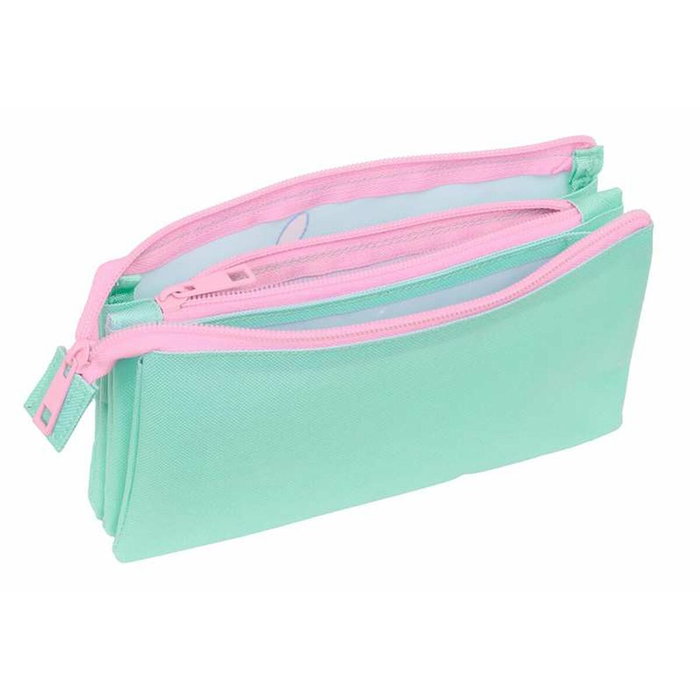 Trousse Fourre-Tout Triple Stitch Vert 22 x 12 x 3 cm