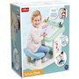 Chicos Pupitre avec banc Activity pour enfants 2 à 5 ans, grande surface de travail 57x72x49 cm