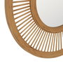 BigBuy Home Miroir mural Naturel 70 x 2,5 x 70 cm