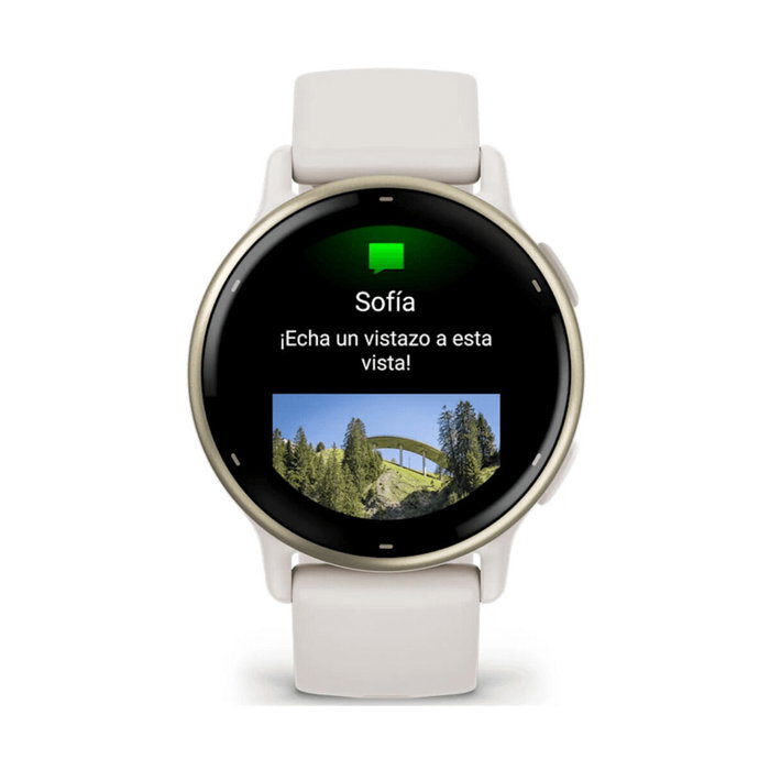 Garmin vívoactive 5 - Montre intelligente GPS AMOLED - Crème Doré Garmin vívoactive 5 - Montre intelligente GPS AMOLED - Crème Doré