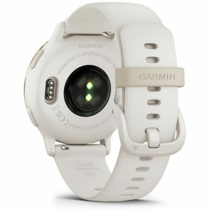 Garmin vívoactive 5 - Montre intelligente GPS AMOLED - Crème Doré Garmin vívoactive 5 - Montre intelligente GPS AMOLED - Crème Doré