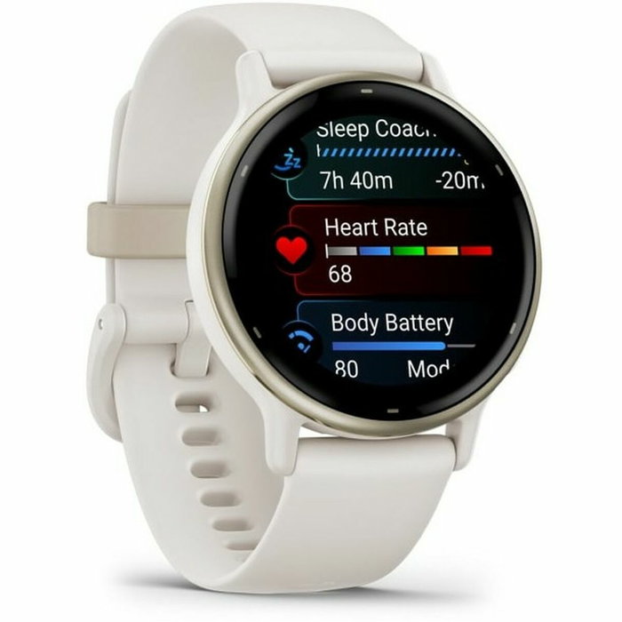 Garmin vívoactive 5 - Montre intelligente GPS AMOLED - Crème Doré Garmin vívoactive 5 - Montre intelligente GPS AMOLED - Crème Doré