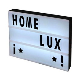 Homelux Boîte lumineuse LED avec lettres/chiffres 300x220x50mm