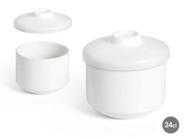 VESSIA Azucarero en porcelaine blanche 240ml